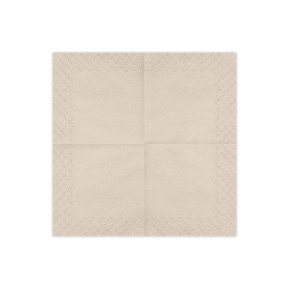 Papirnati prtički bež 33x33 cm – paket 20 kosov